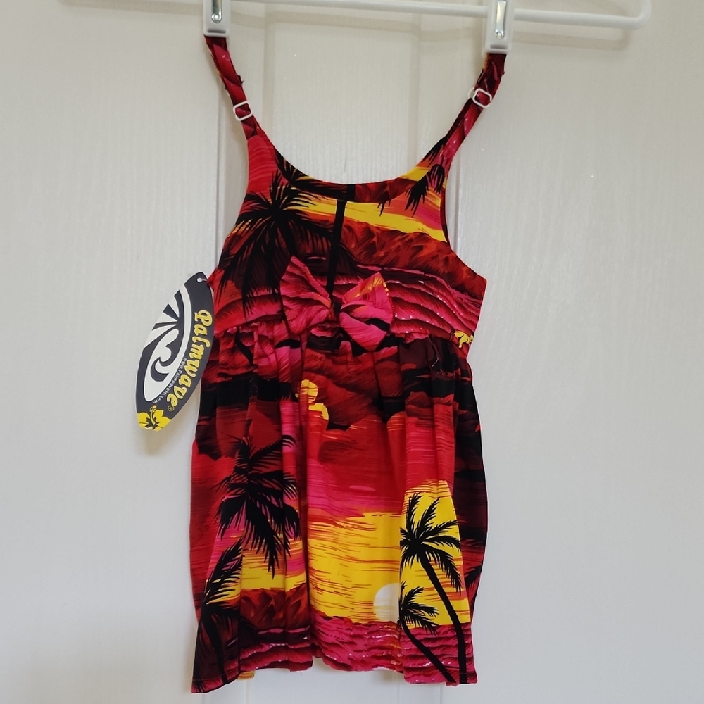 Tropical Sunset Kids Dress by Islander